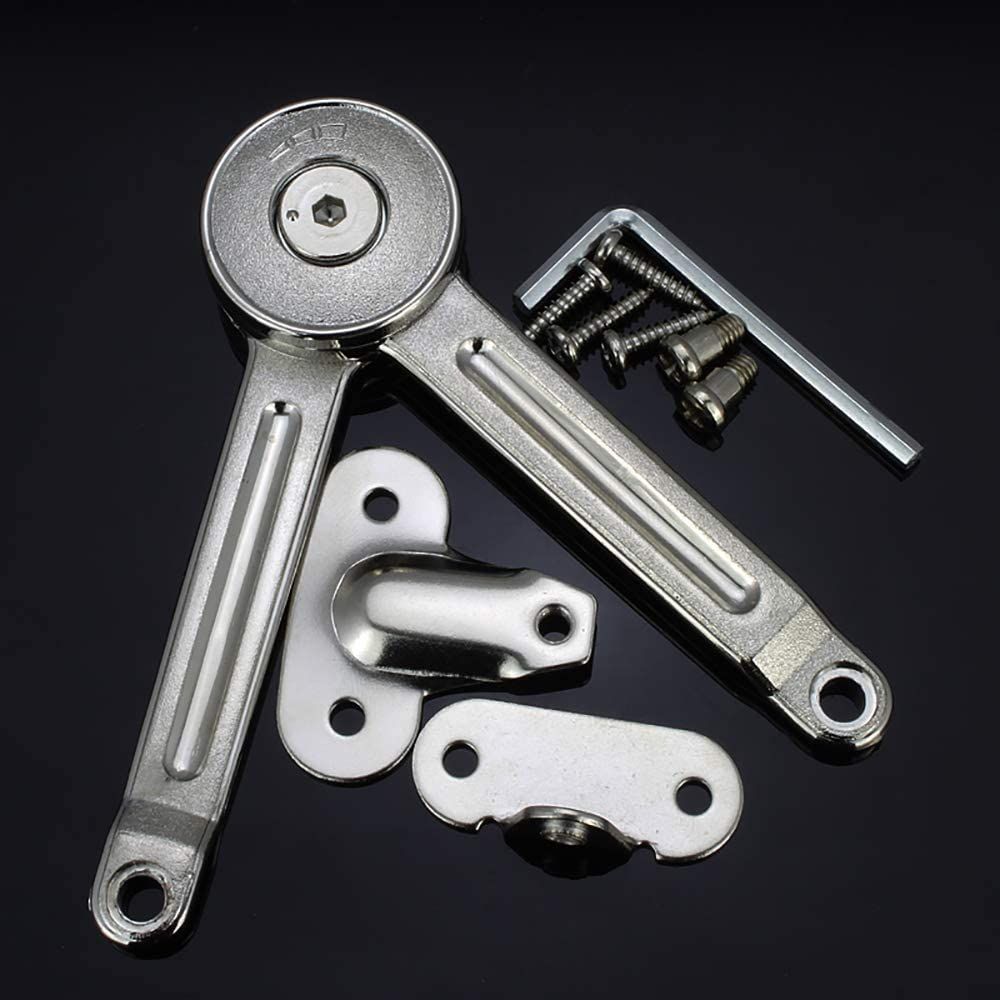 2 Packs [Upgraded] Cabinet Furniture Door Lift Stay Support Hinge Damper view 2