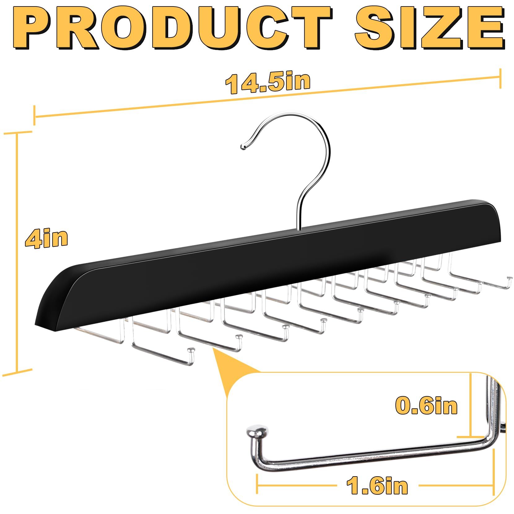 Tank Top Hanger with 20 Foldable Metal Hooks view 3