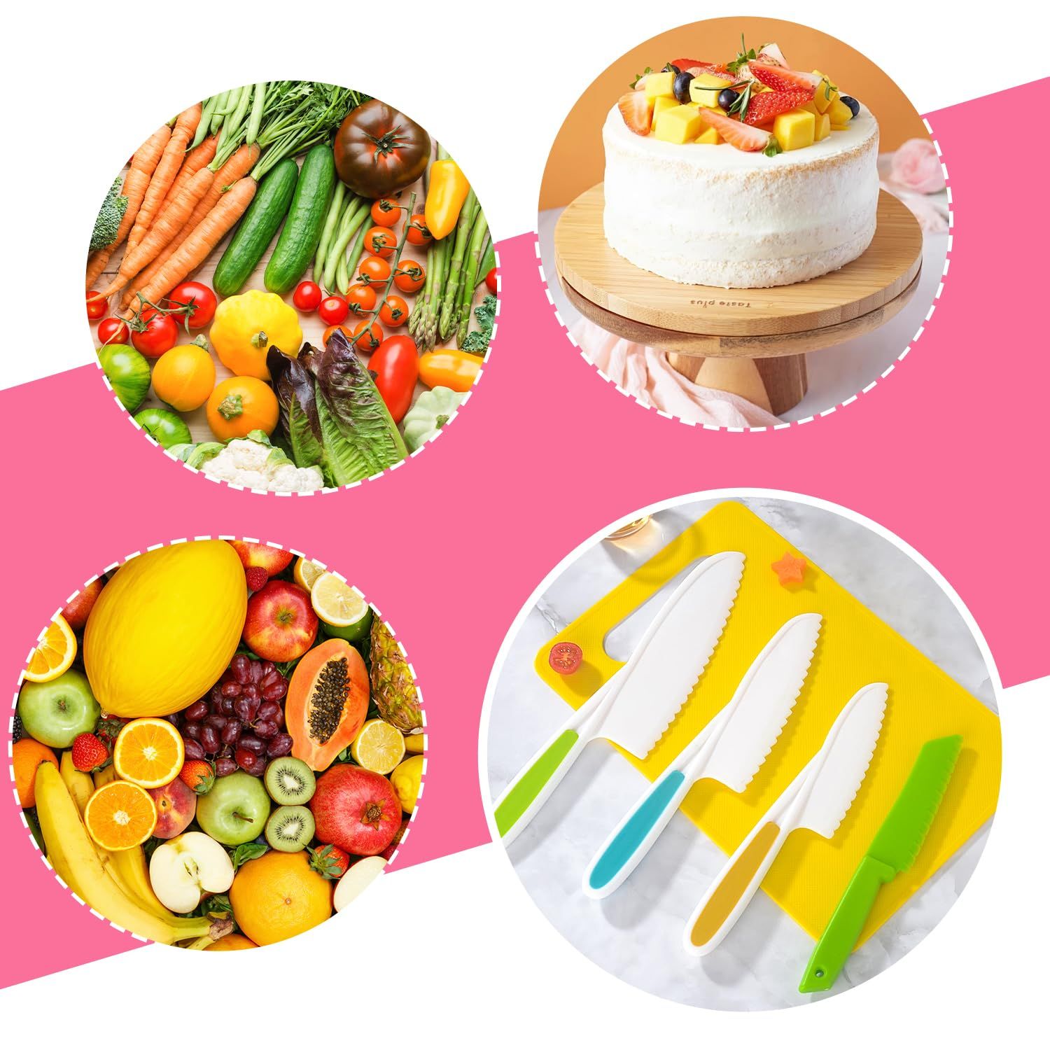 5 Pcs Kids Cooking Sets Real view 4