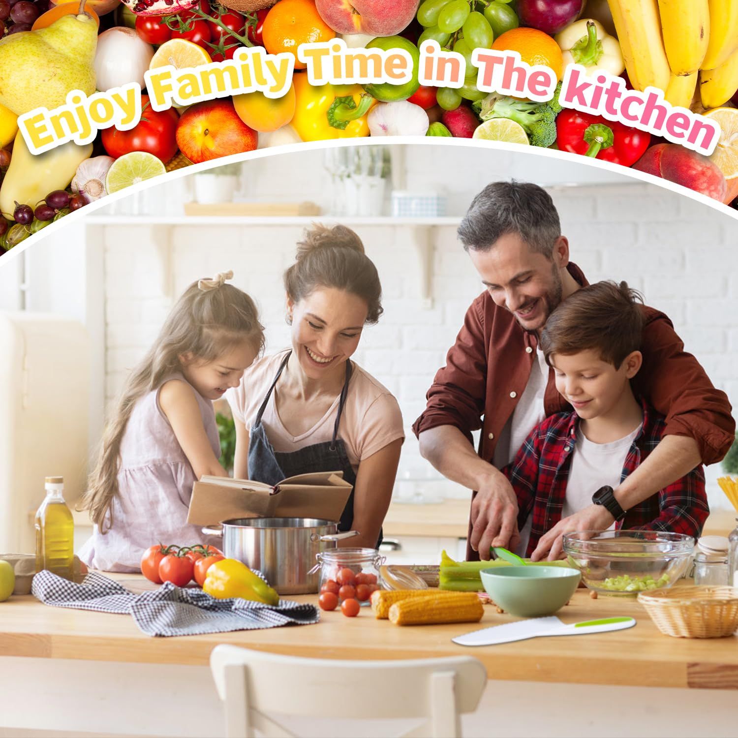 5 Pcs Kids Cooking Sets Real view 5
