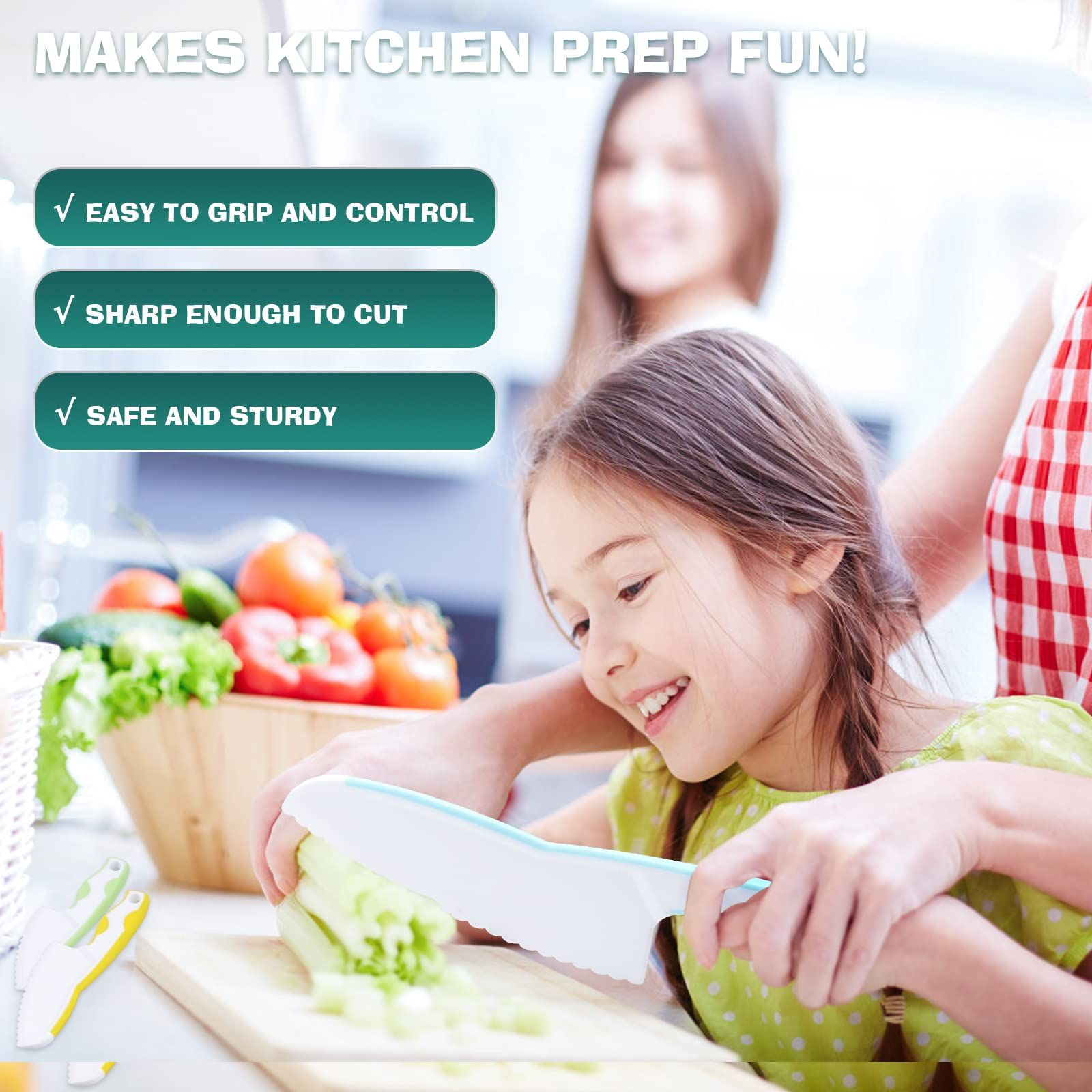 Kids Knife Set for Real Cooking view 5
