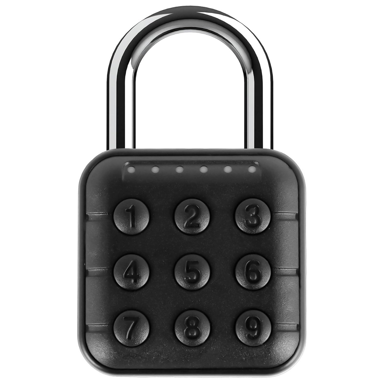 Combination Lock, 6 Digit Password Locker Lock Aluminum Alloy Code Digital — image 1