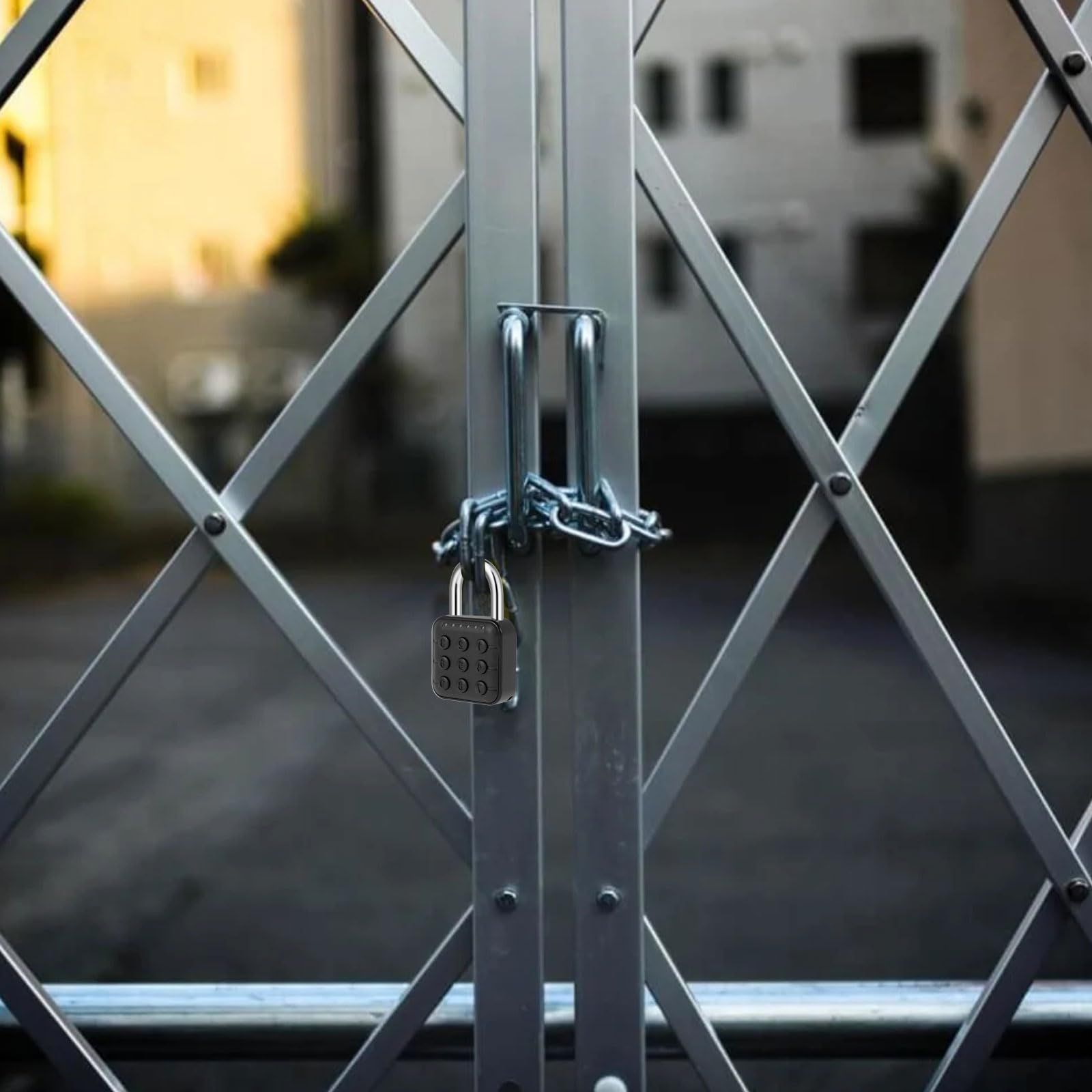 Combination Lock, 6 Digit Password Locker Lock Aluminum Alloy Code Digital view 5