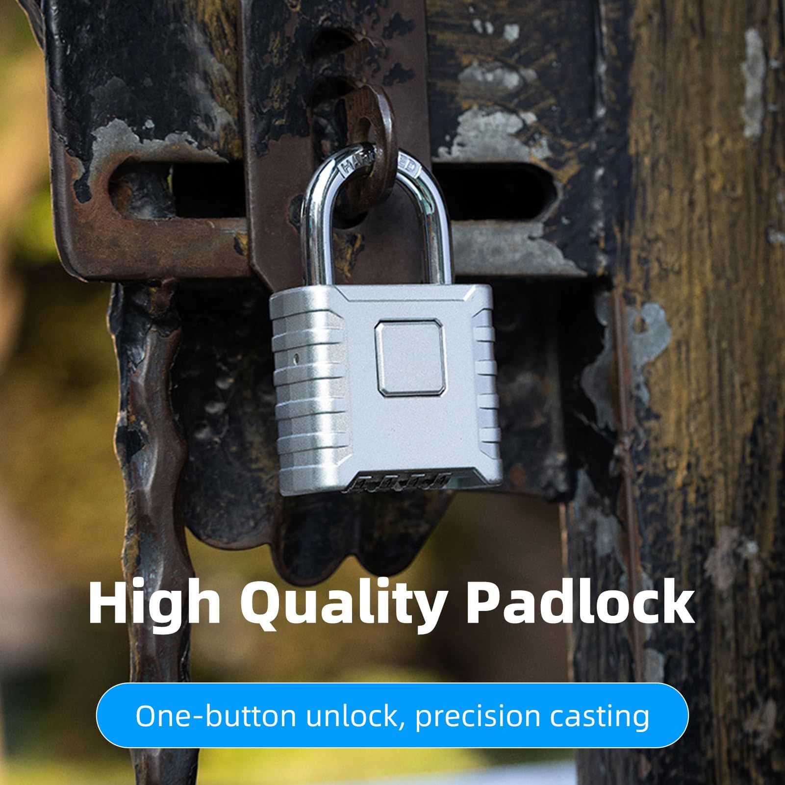 Combination Padlock, 4 Digit Combination Lock, Rainproof Outdoor Truck view 5