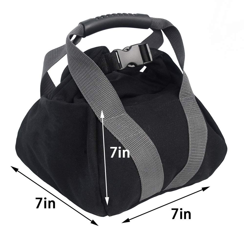Portable Fitness Sandbag Kettlebell Weightlifting Sand Bag with Handle view 2