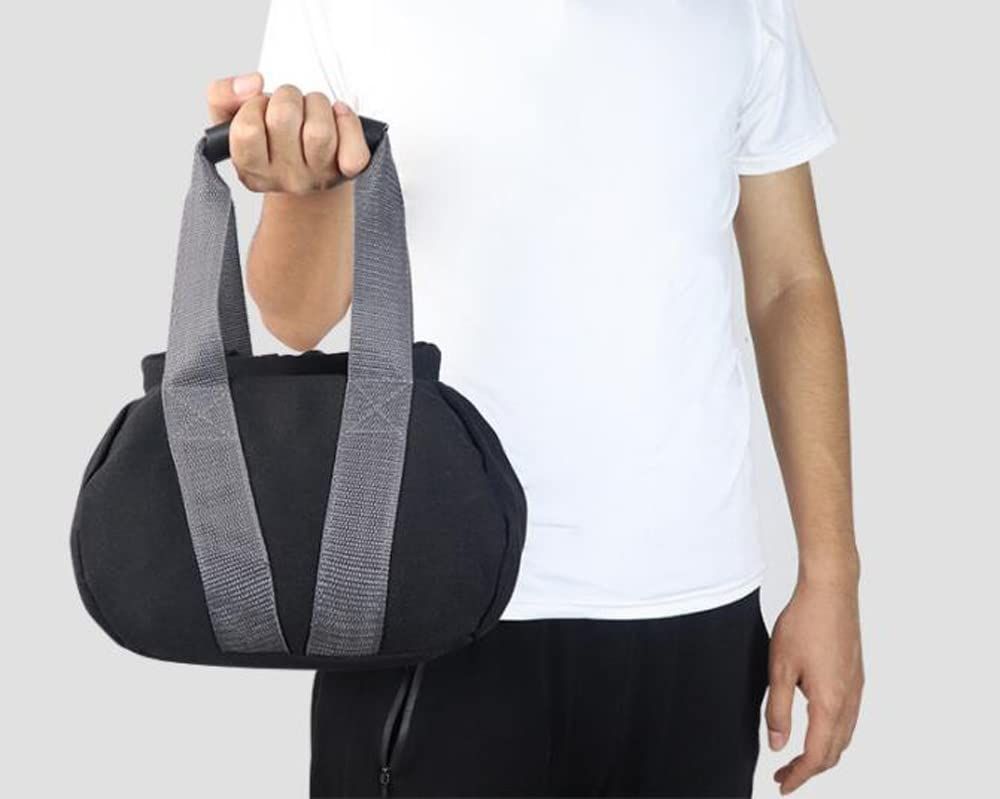 Portable Fitness Sandbag Kettlebell Weightlifting Sand Bag with Handle view 4