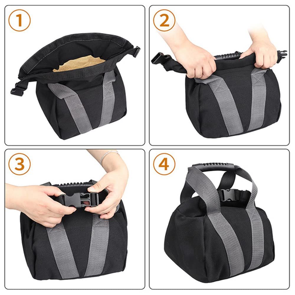 Portable Fitness Sandbag Kettlebell Weightlifting Sand Bag with Handle view 5