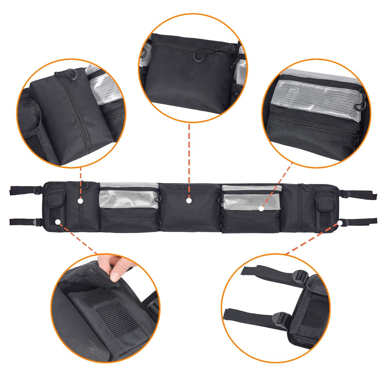 UTV Roll Cage Organizer Case view 2
