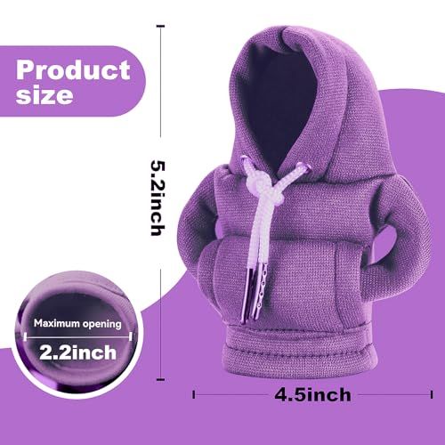Hoodie Cover, Universal Car Shift Knob Hoodie, Mini Hoodie for Car Shifter view 2