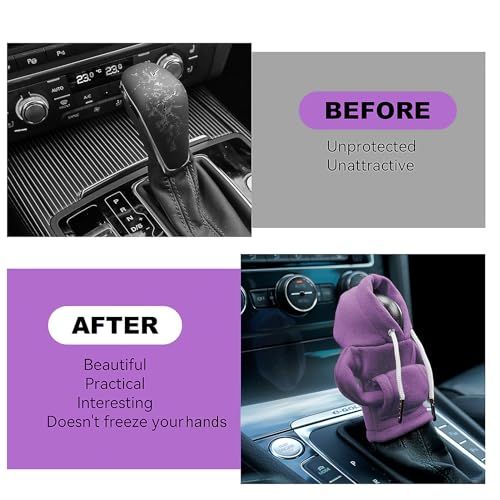 Hoodie Cover, Universal Car Shift Knob Hoodie, Mini Hoodie for Car Shifter view 5