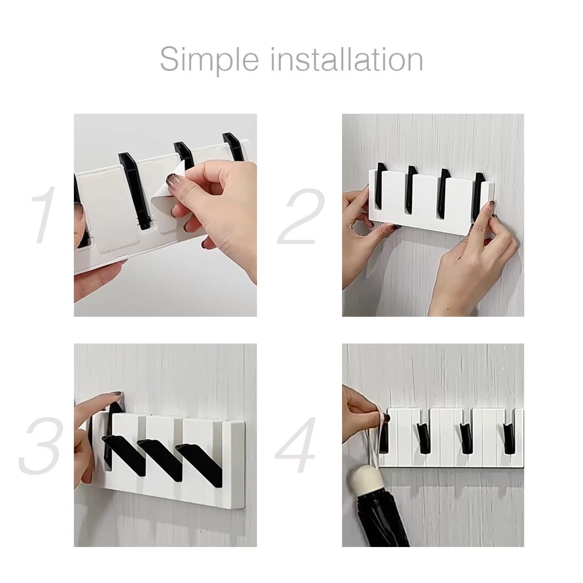 Coat Rack Wall Mounted - 8'' Long view 5