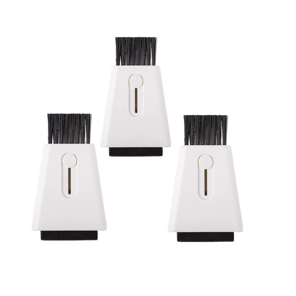 3pcs Keyboard Cleaning Brush Retractable Double Head Computer Monitor Clean