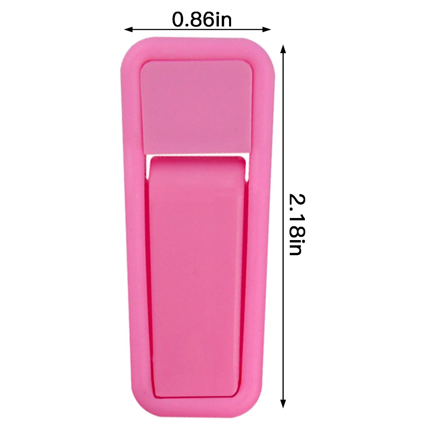 Premium Heavy Duty ABS Plastic Slim-line Hanger Set of Finger Clips for Velvet view 3