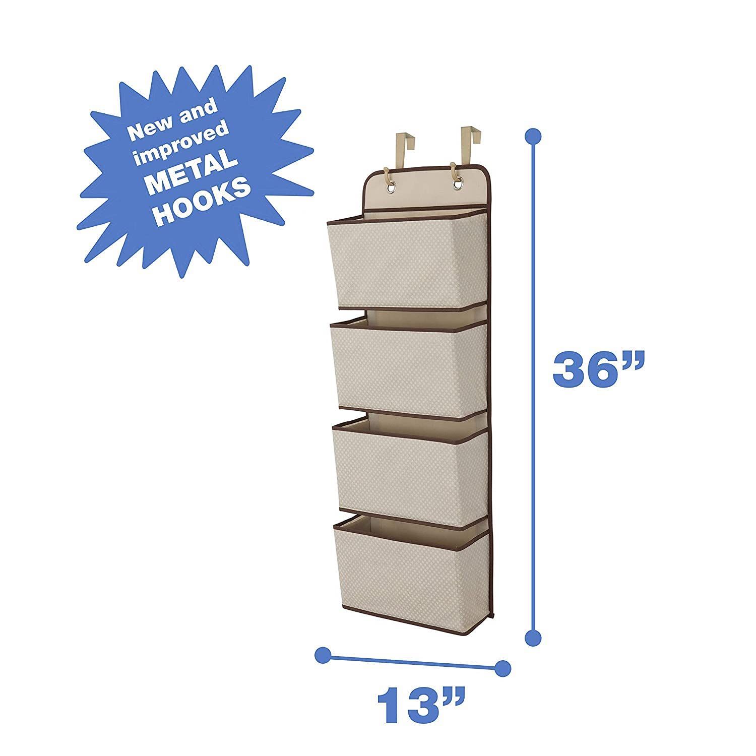 Children 4 Pocket Over The Door Hanging Organizer - 2 Pack view 3