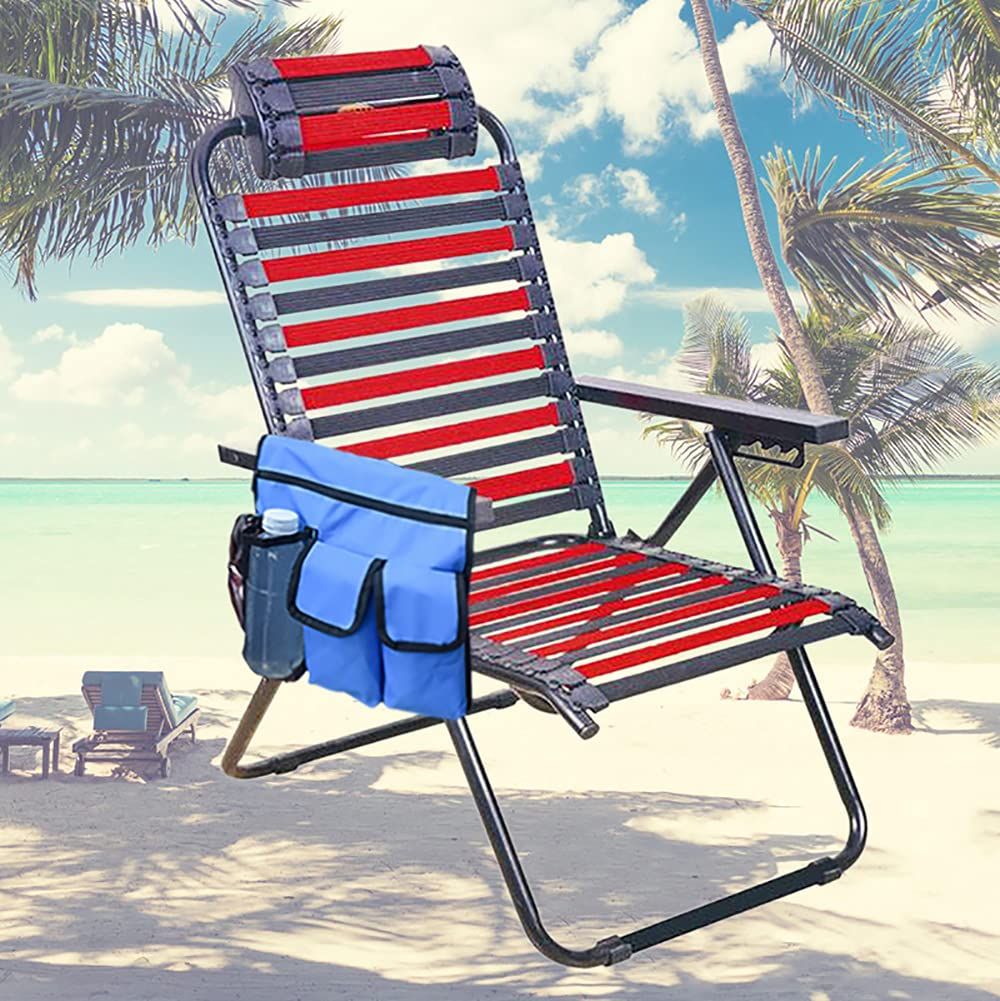 Chair Armrest Organizer Bag for Beach Camping Storage Organizer Side Hanging view 4