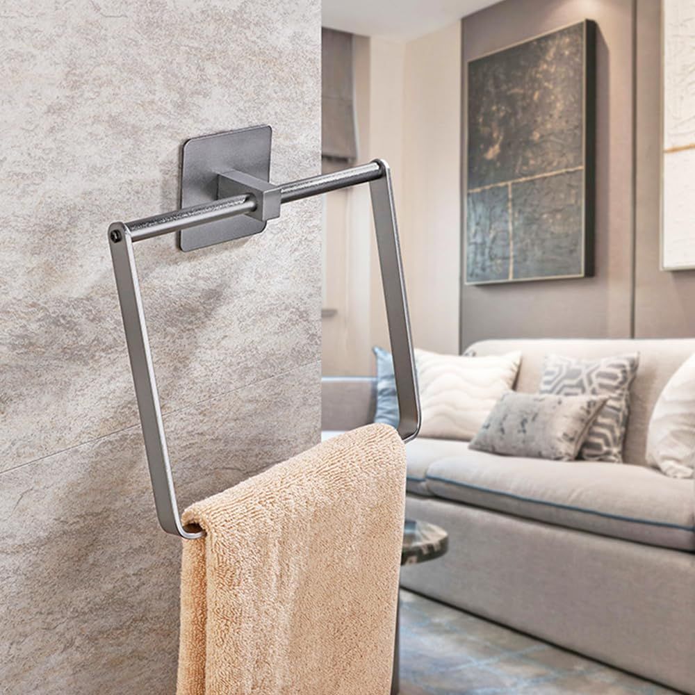 Bathroom Towel Bar, Towel Rack Wall Mounted Metal Towel Holder Heavy Duty view 3
