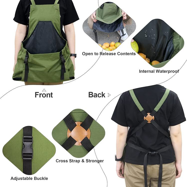Gardening Apron with Pockets view 5
