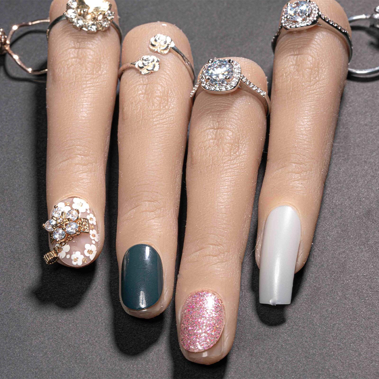 Silicone Practice Fingers for Acrylic Nails view 3