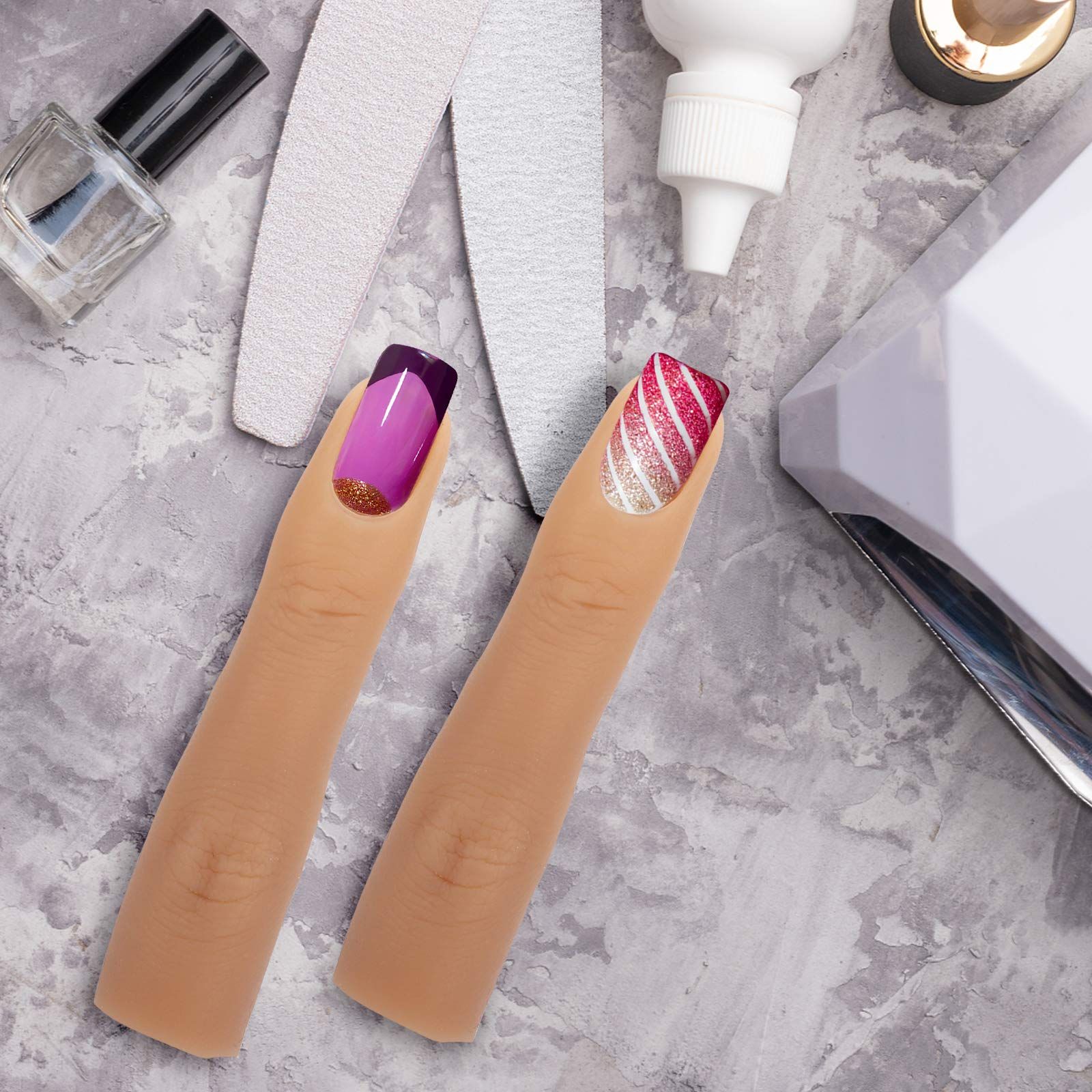 Silicone Practice Fingers for Acrylic Nails view 5