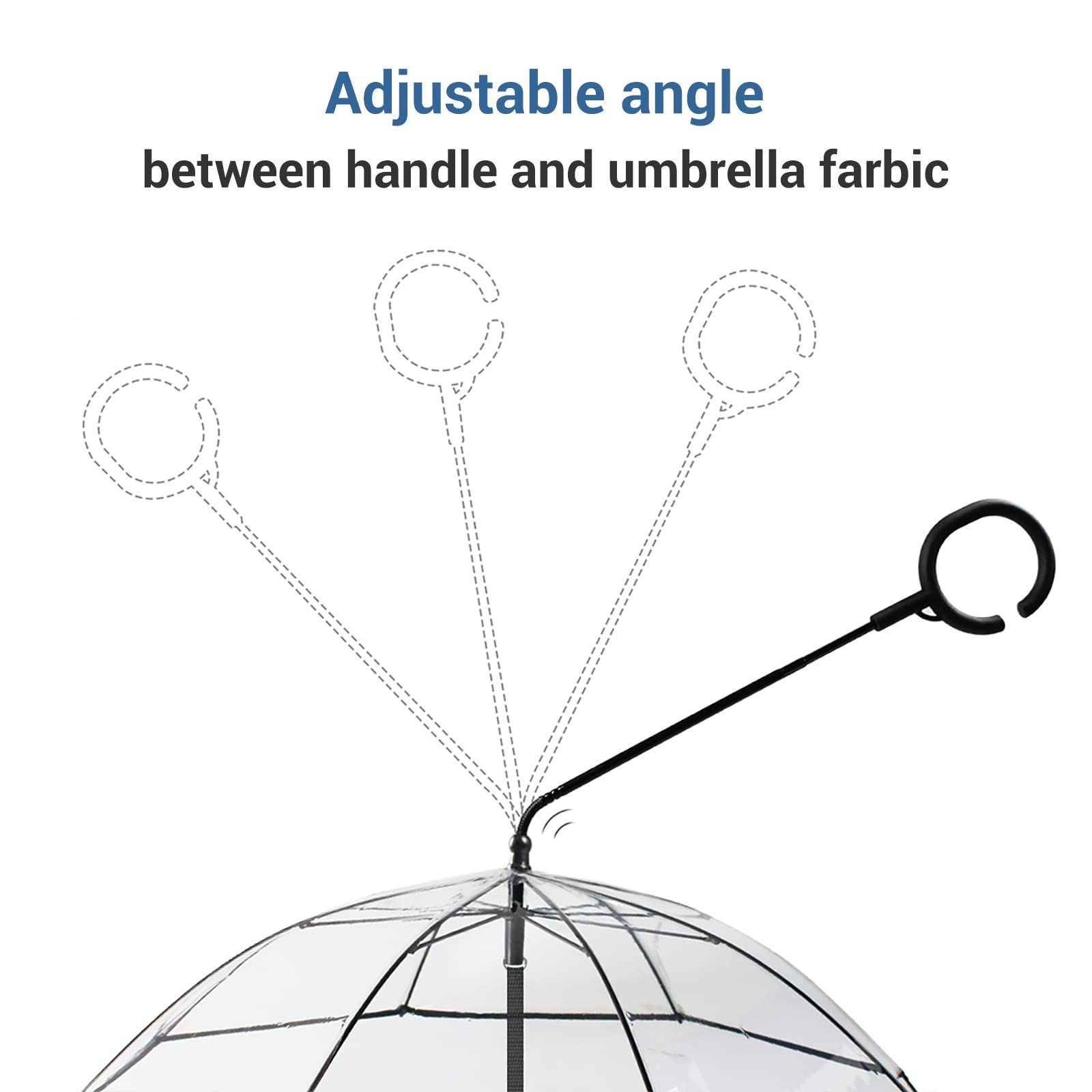 Umbrella for Small Dogs, Pet Umbrella for Dogs in Rainy Day with Adjustable view 4