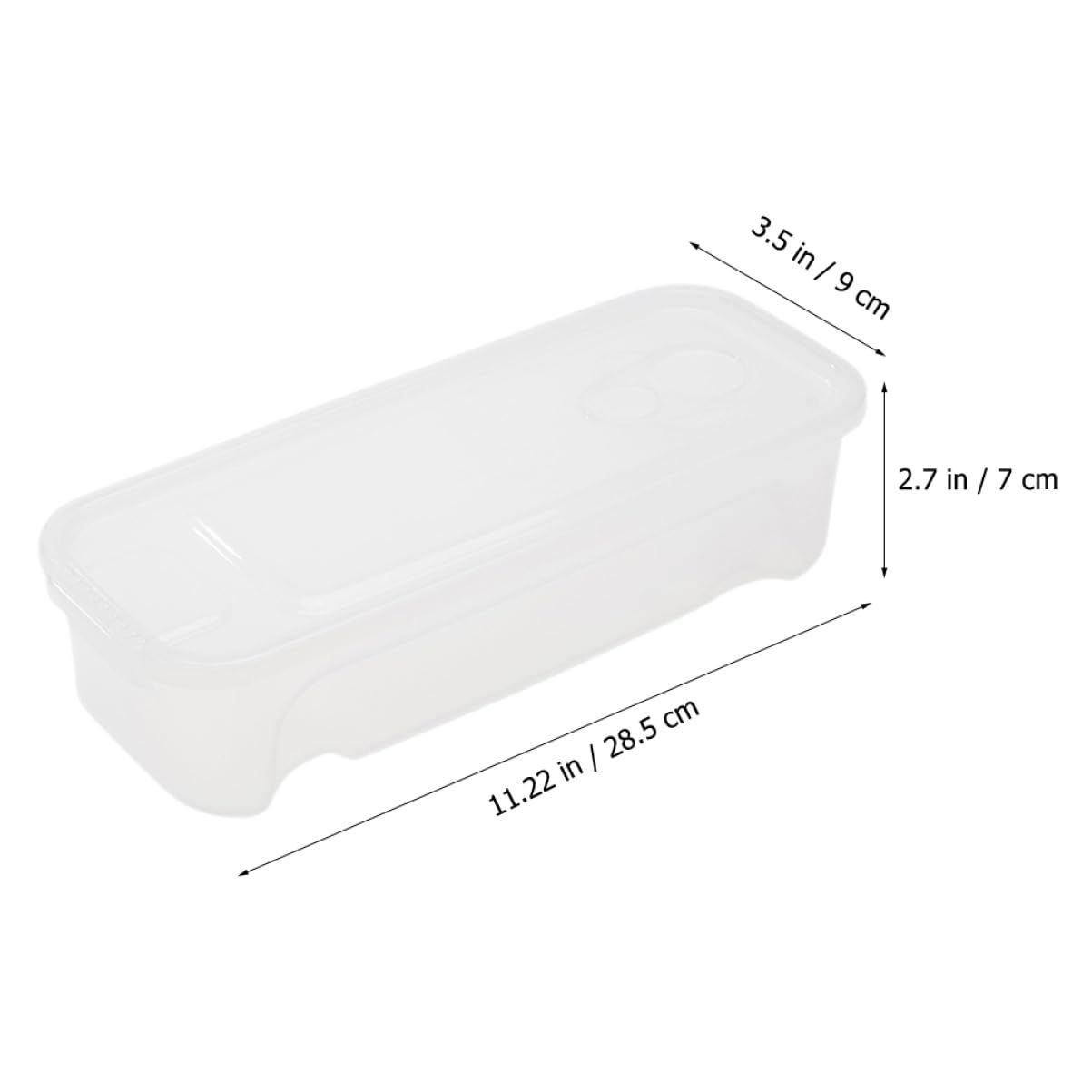 2pcs Microwave Pasta Pot Cereal Food Storage Container Food Containers view 2