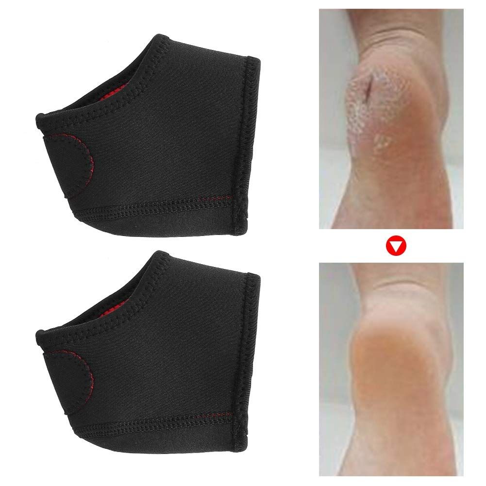 Heel Cushions Protectors Cups - Adjustable Breathable Heel Sleeve Protectors view 2