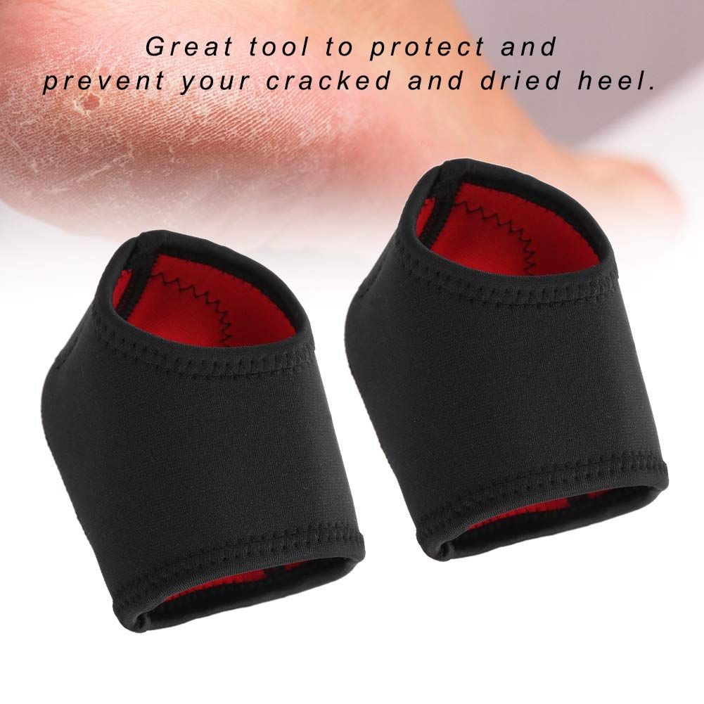 Heel Cushions Protectors Cups - Adjustable Breathable Heel Sleeve Protectors view 3