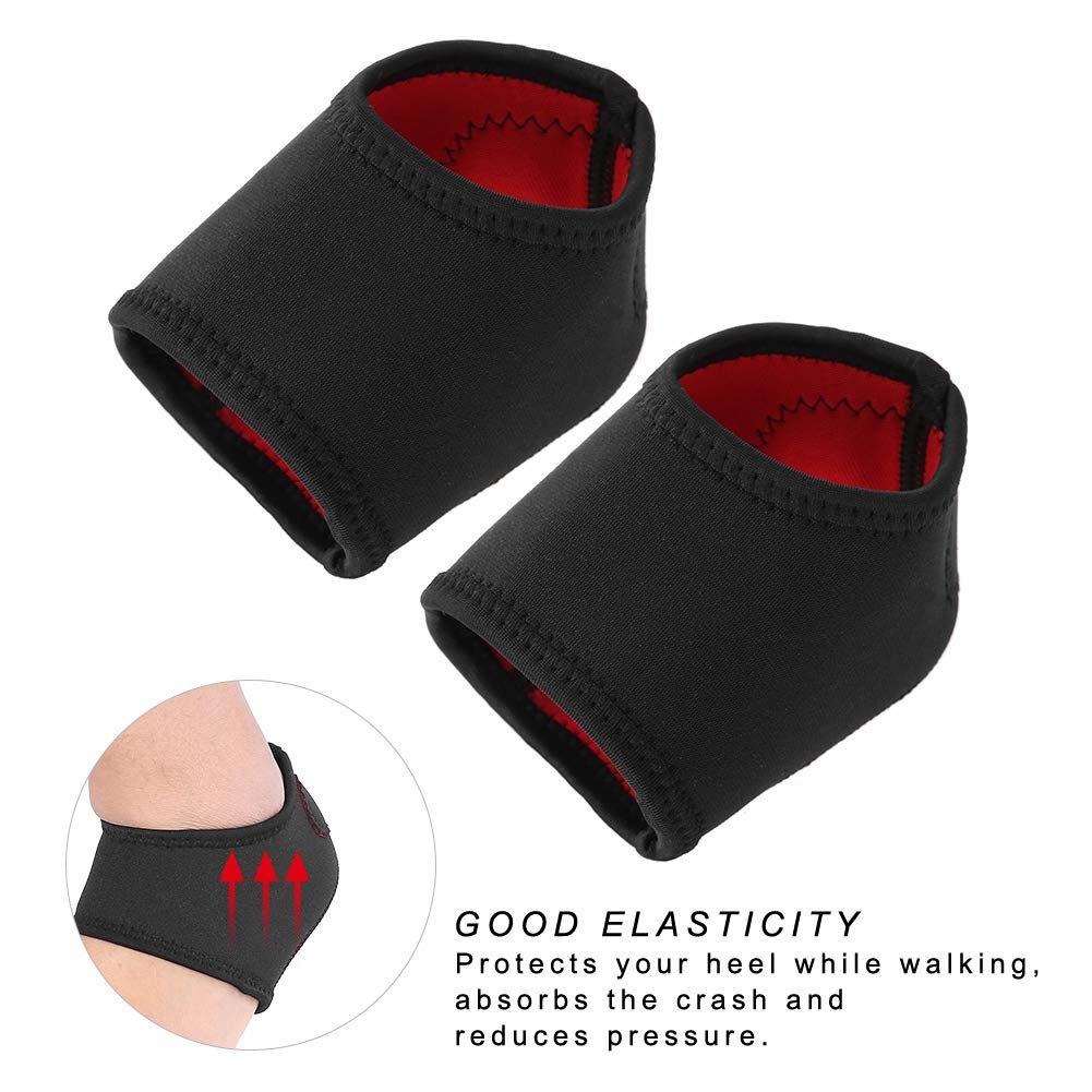 Heel Cushions Protectors Cups - Adjustable Breathable Heel Sleeve Protectors view 5