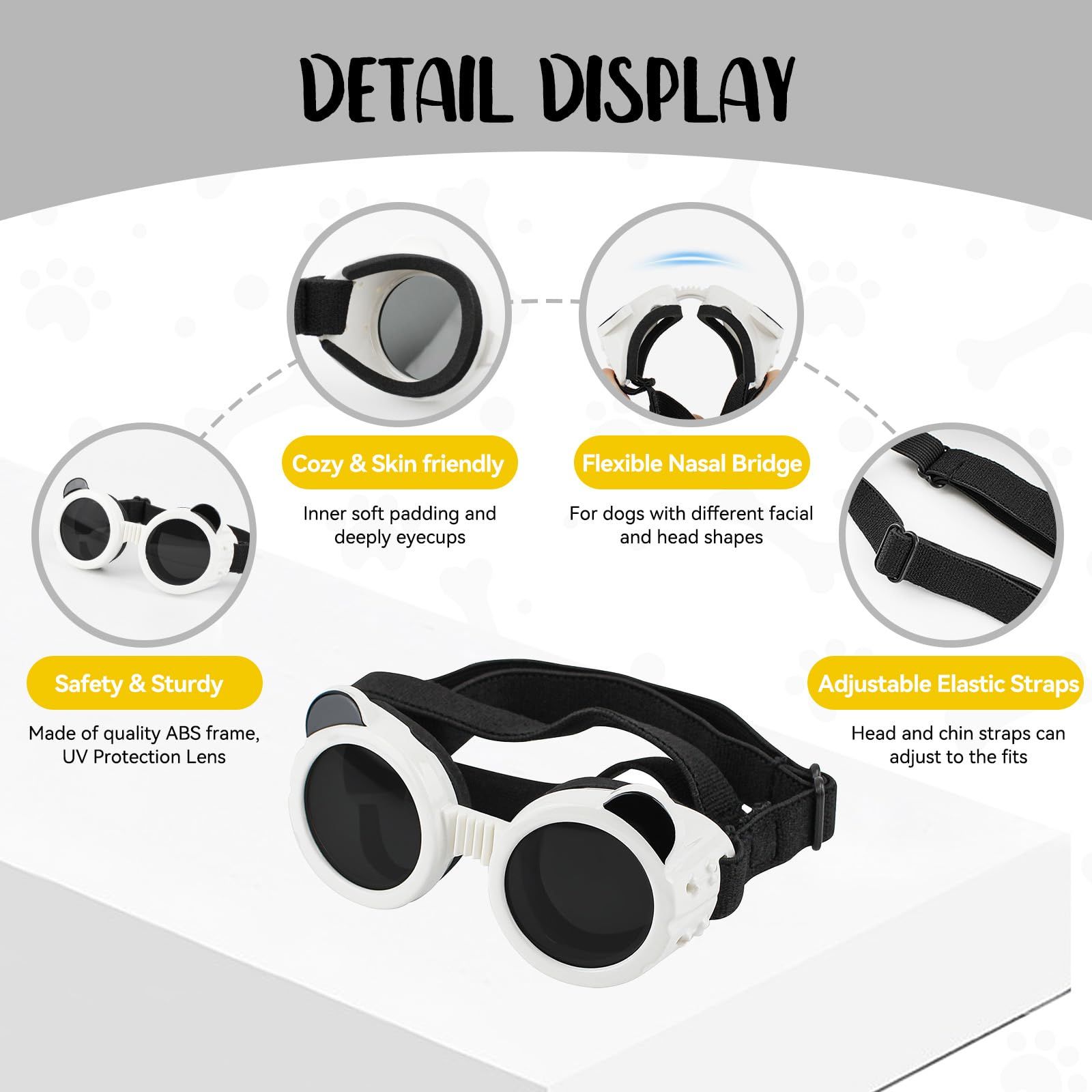 Enjoying Dog Sunglasses Small Breed view 4