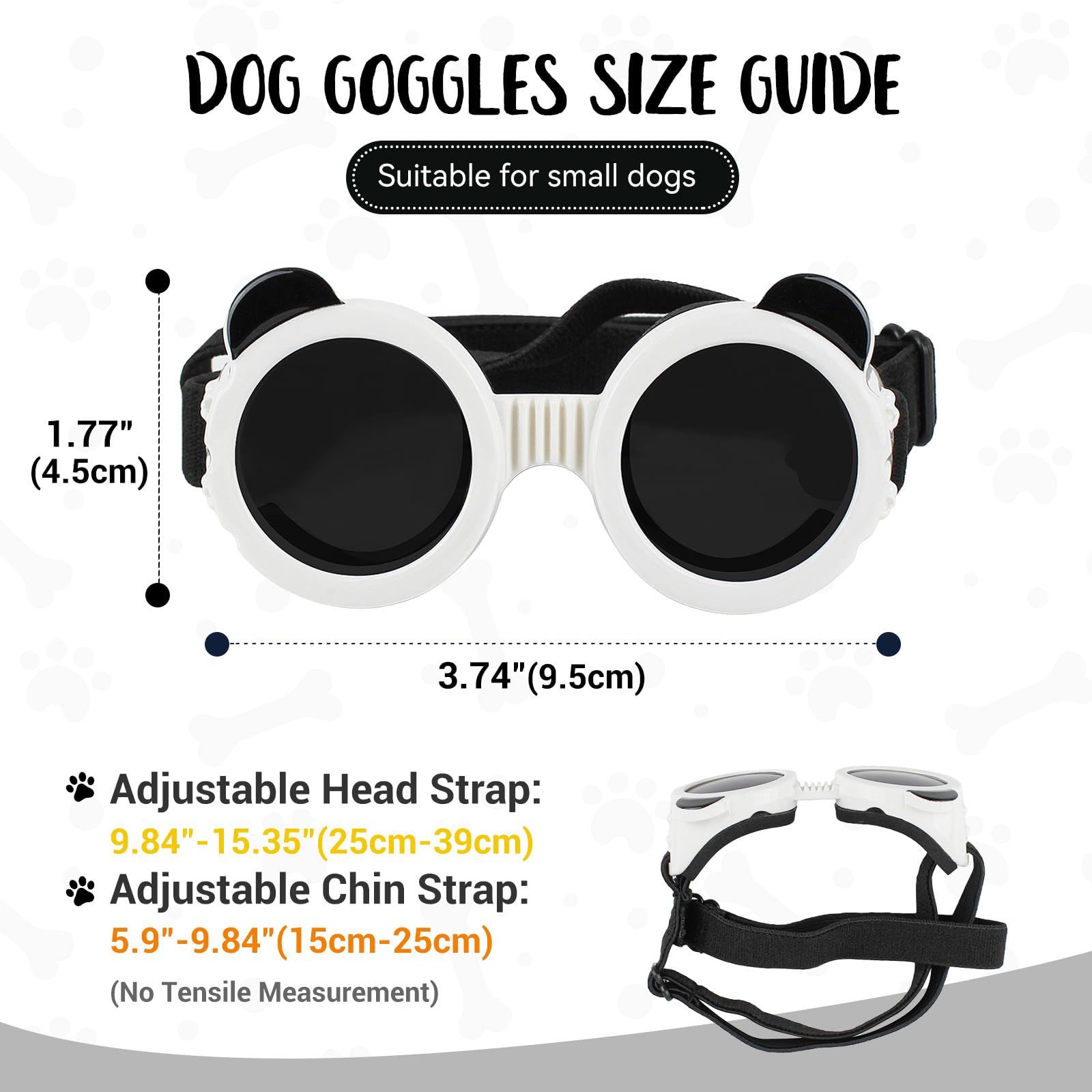 Enjoying Dog Sunglasses Small Breed view 5