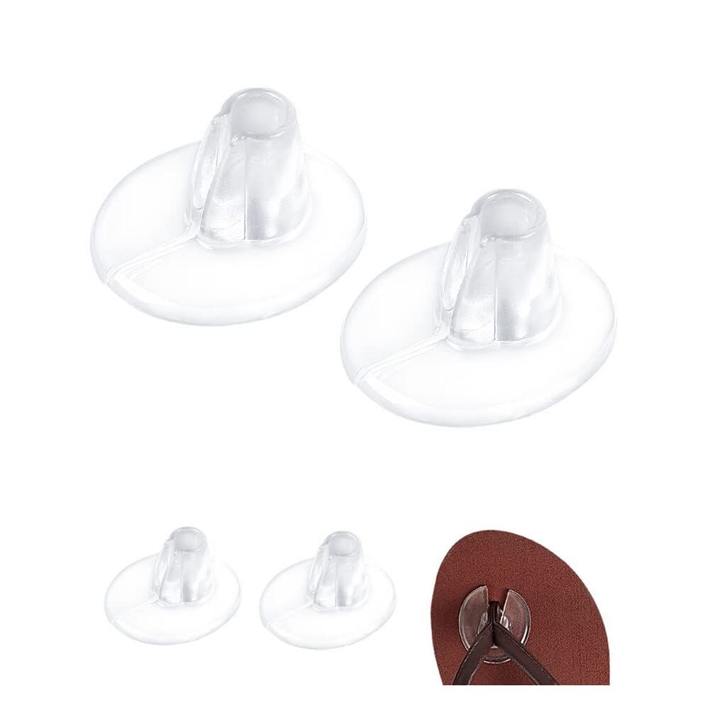 5 Pairs Clear Silicone Gel Sandal Thong Toe Protectors Toe Guard Cushions