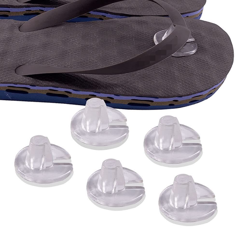 5 Pairs Clear Silicone Gel Sandal Thong Toe Protectors Toe Guard Cushions view 3