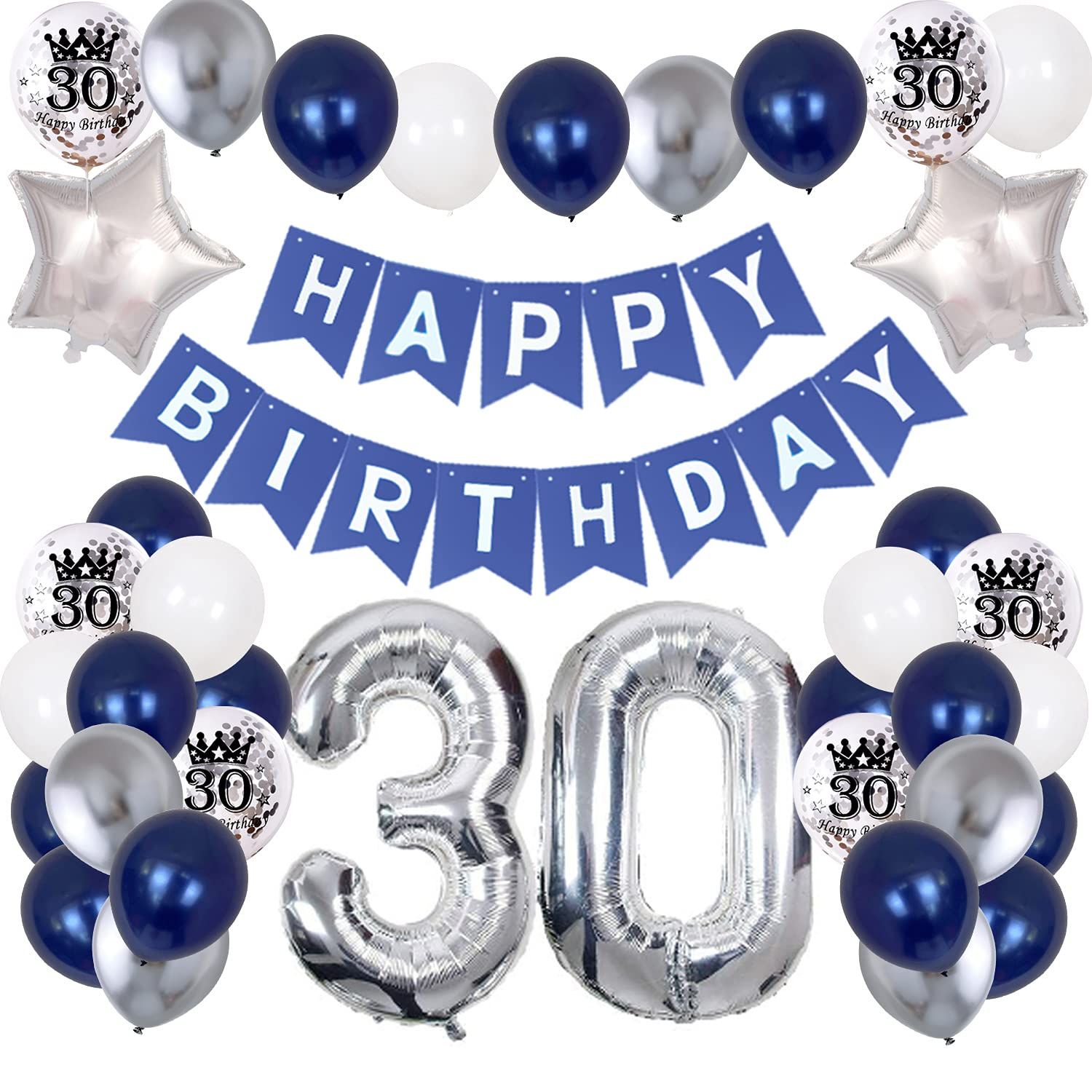 30th Birthday Decorations for Men