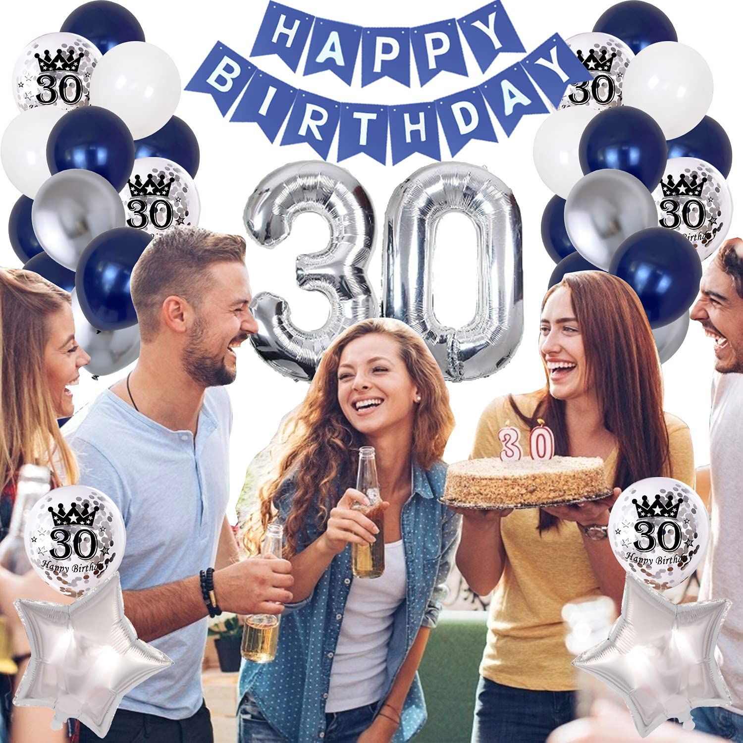30th Birthday Decorations for Men view 2