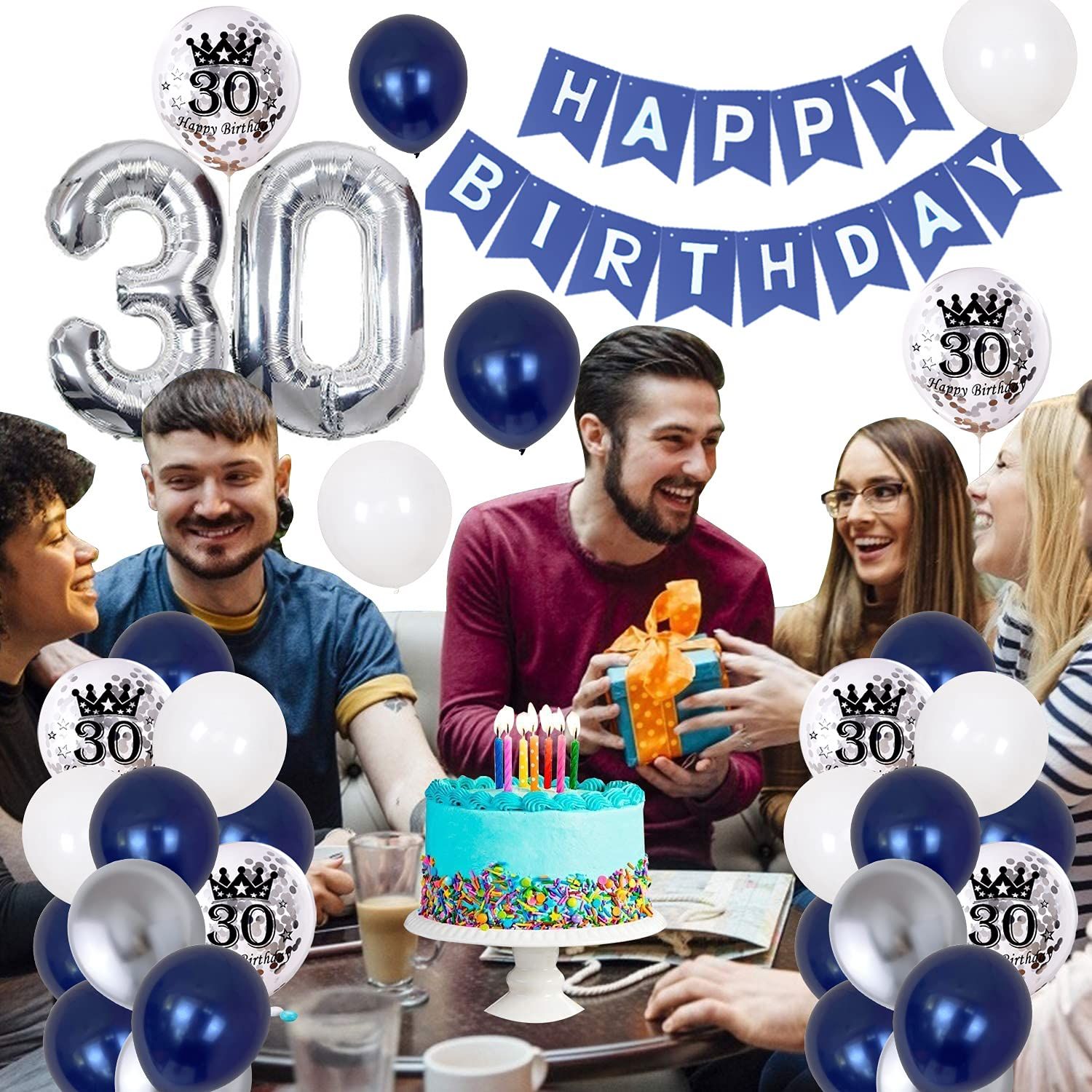 30th Birthday Decorations for Men view 3