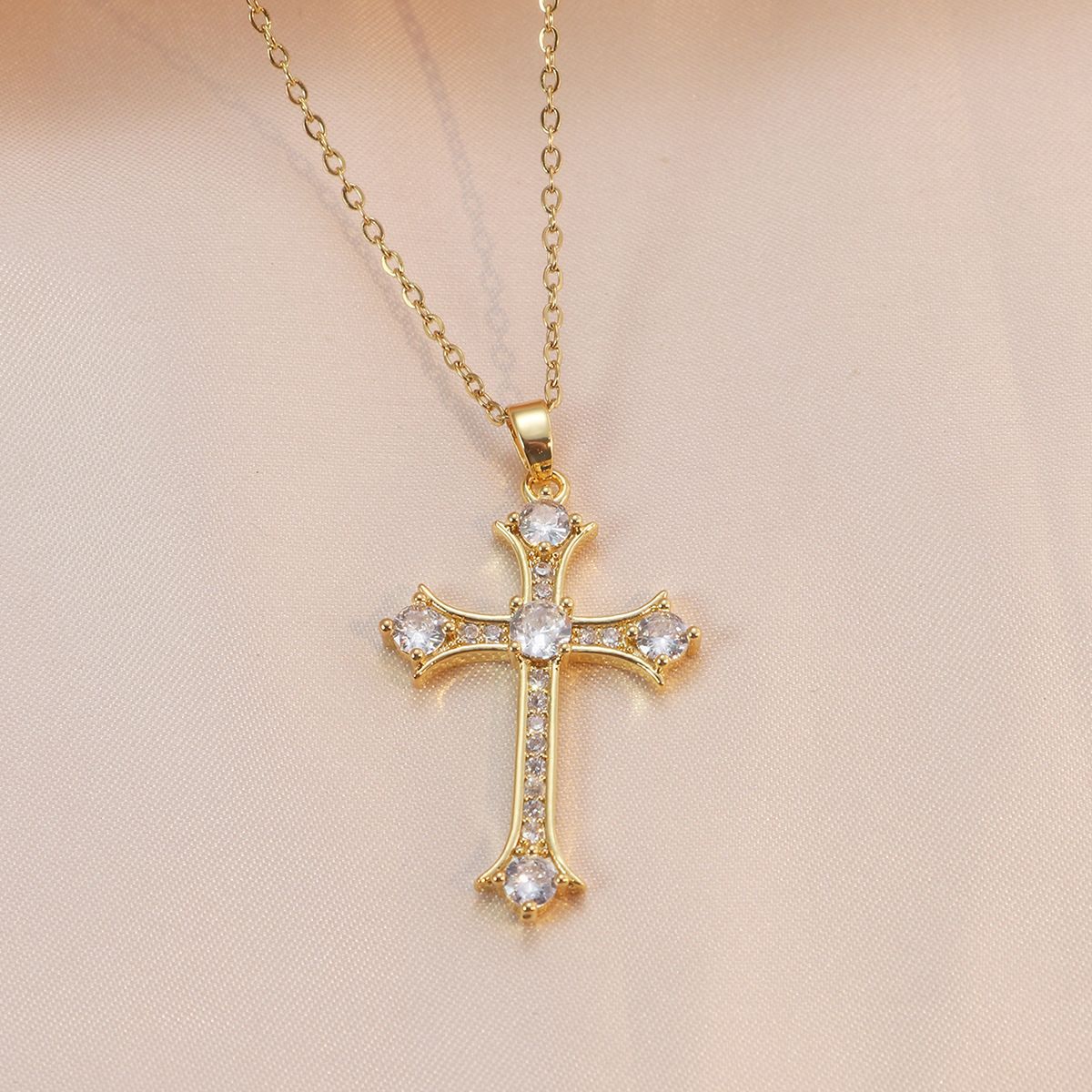 Cross Necklaces for Women Jewelry Necklaces for Teen Girls Women Plated Cross