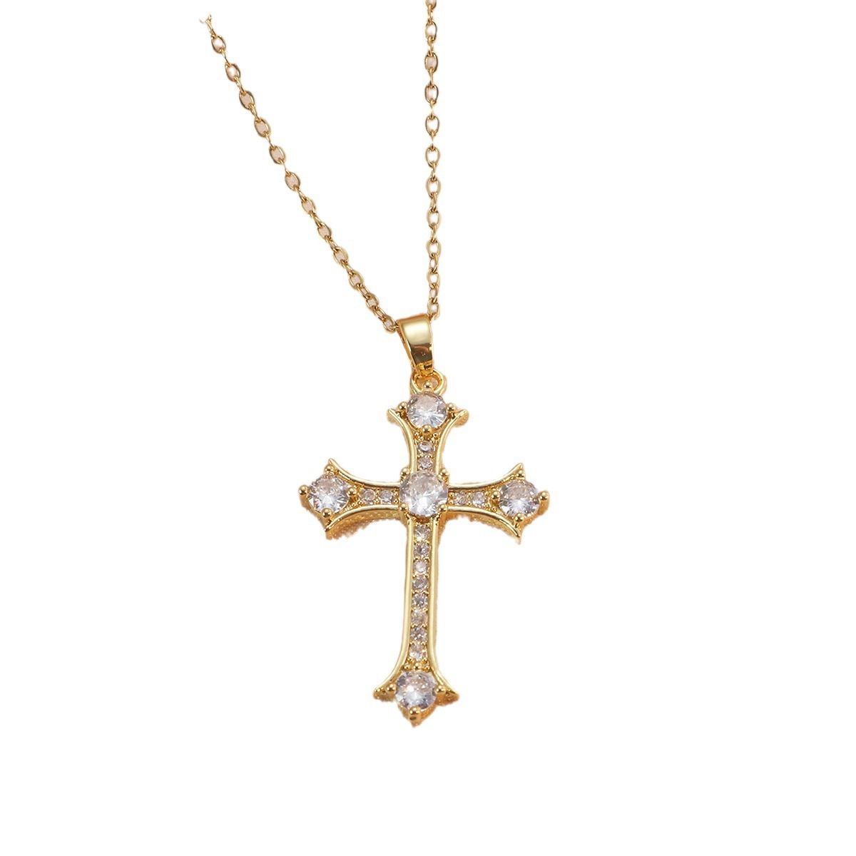 Cross Necklaces for Women Jewelry Necklaces for Teen Girls Women Plated Cross view 2