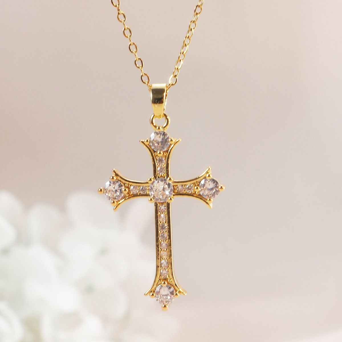 Cross Necklaces for Women Jewelry Necklaces for Teen Girls Women Plated Cross view 4