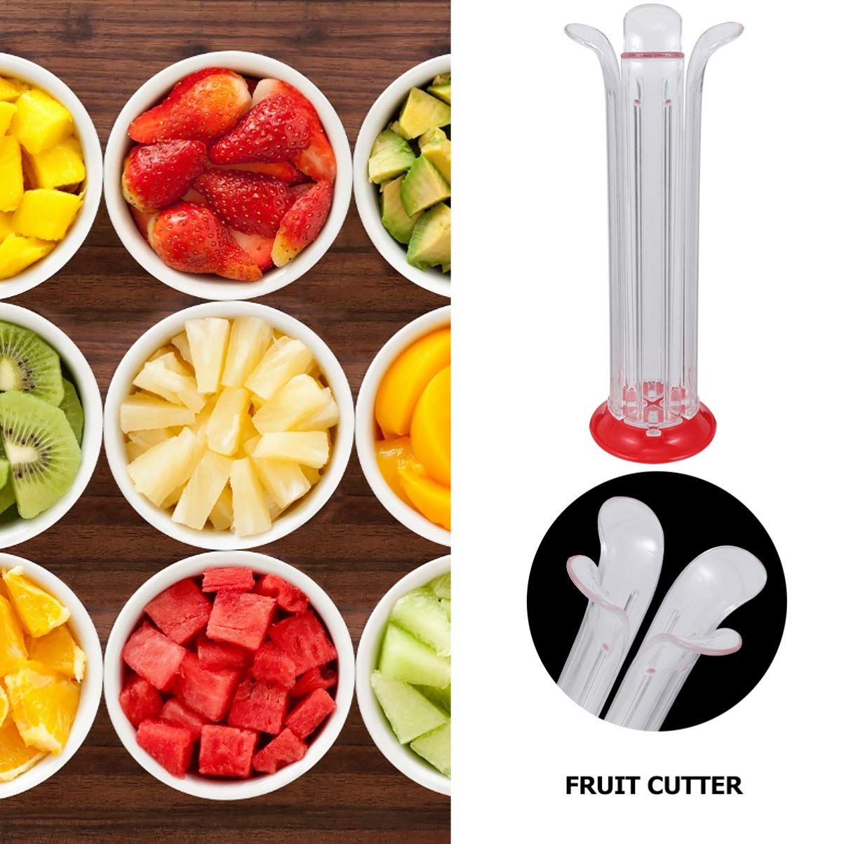 2pcs Strawberry Slicer Grape Slicer view 5