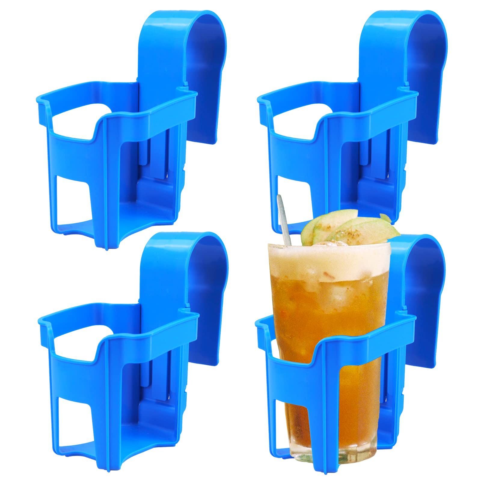 4Pcs Poolside Cup Holders for Above Ground Pools
