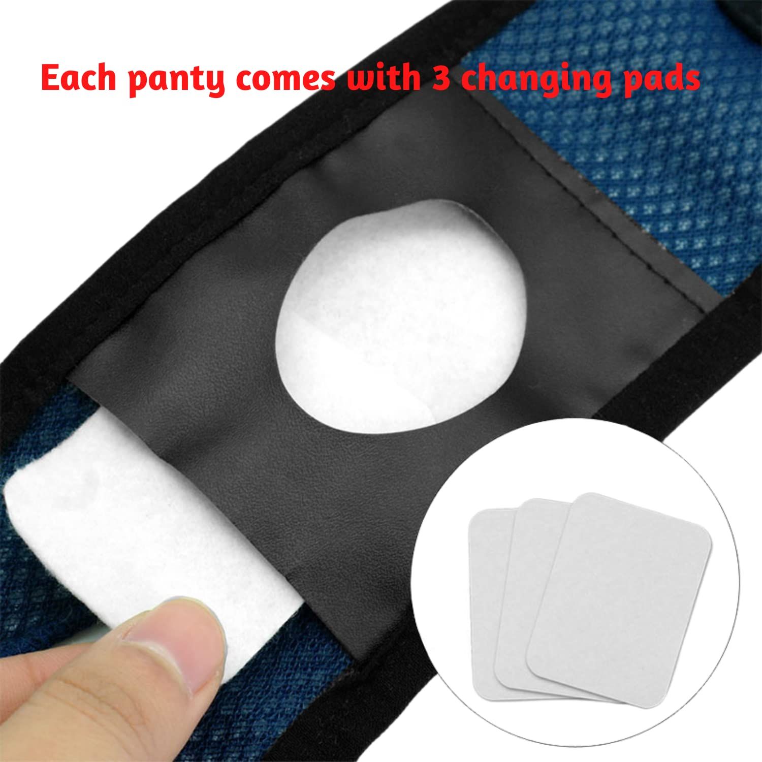 Every Pet Reusable Diapers with 3 Replace Diaper view 3
