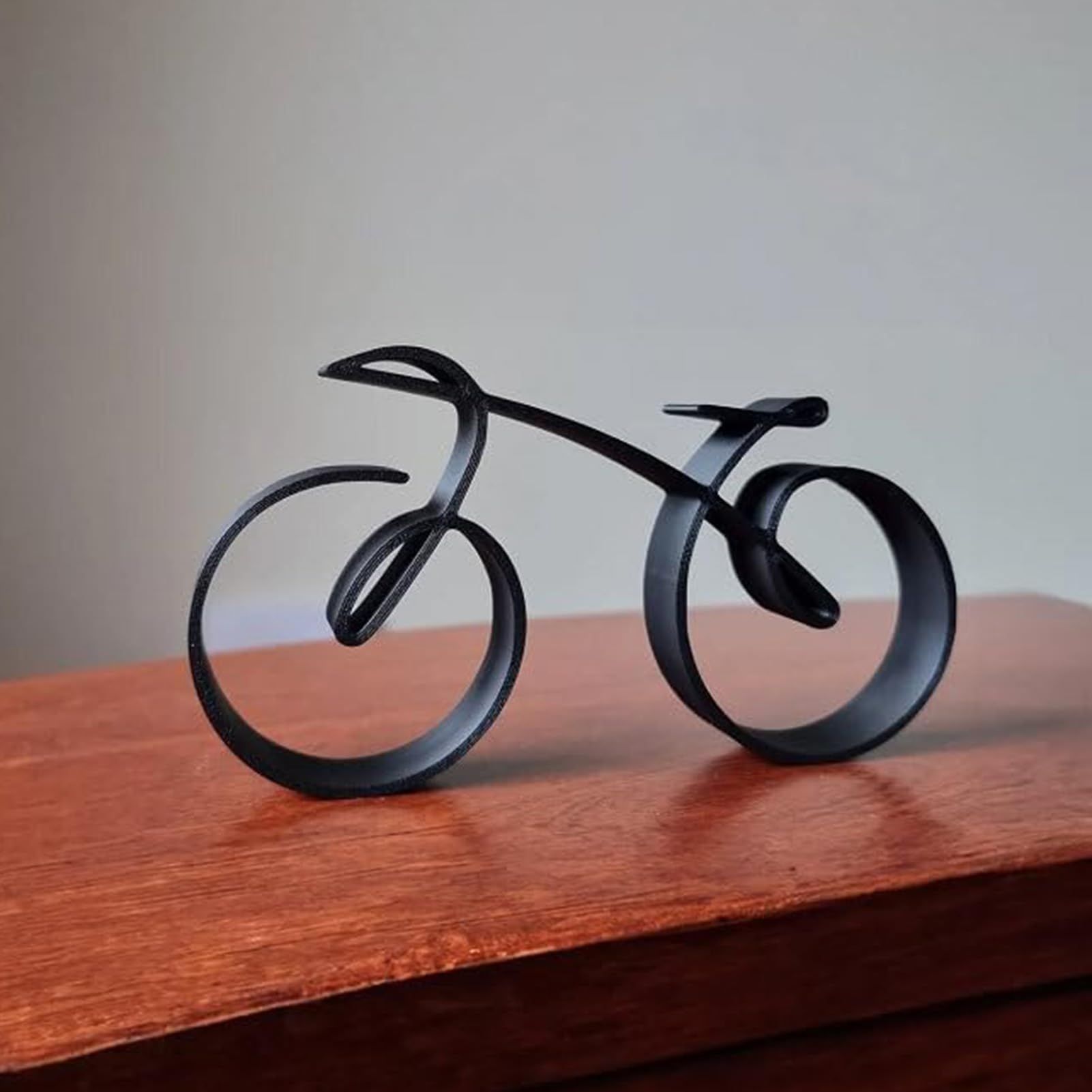 Wire Sculpture Ornaments Wire Framed Bicycle Sculpture Minimalistic Simple