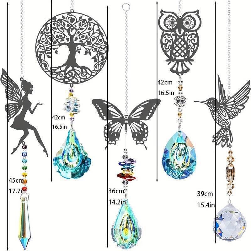 Indoor Window Sun Catcher Colorful Crystal Suncatcher Prism Rainbow Maker view 5