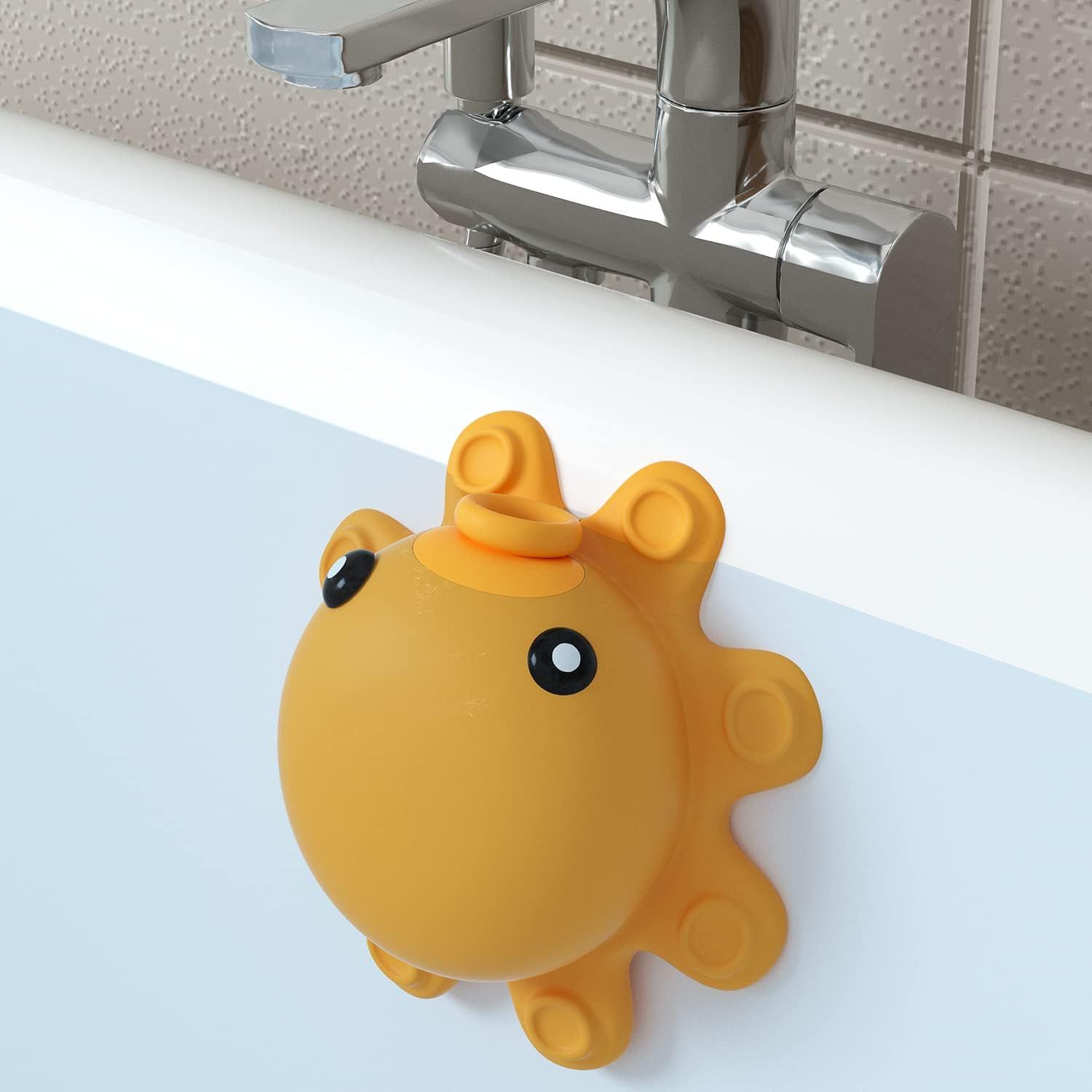 Bathroom Bathtub Overflow Drain Cover- Silicone Bath Tub Drain Cover — image 1