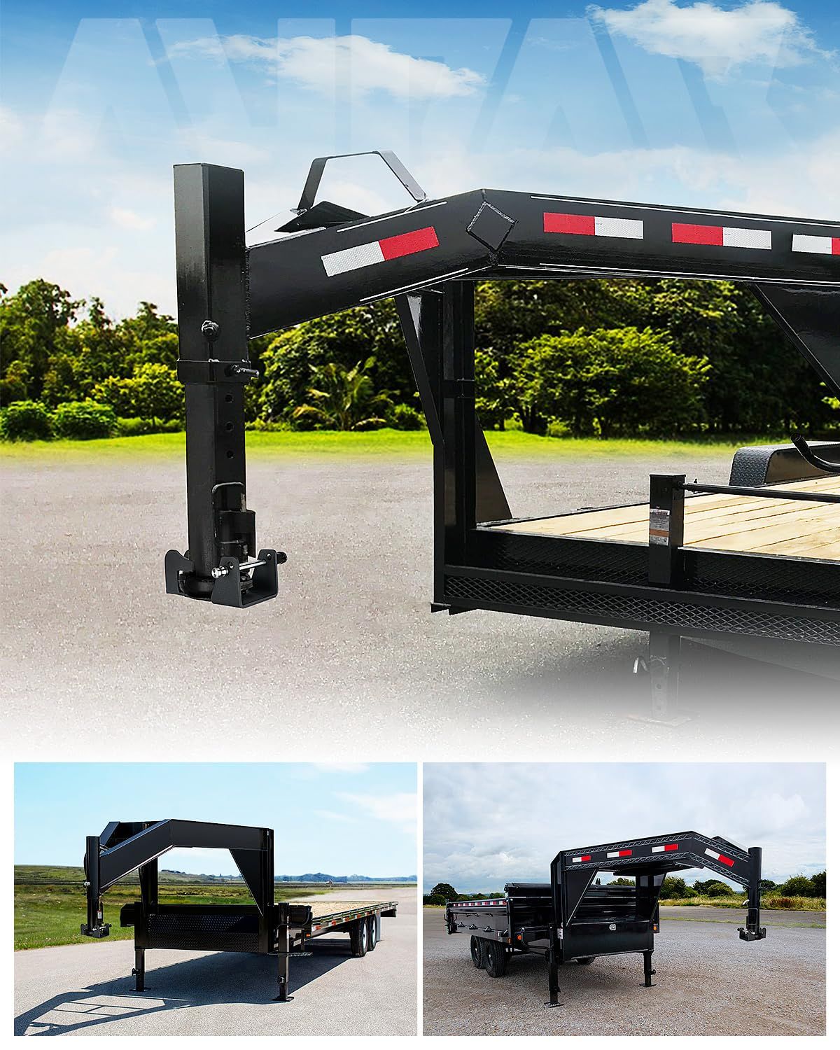 Heavy-Duty Gooseneck Trailer Lock view 4