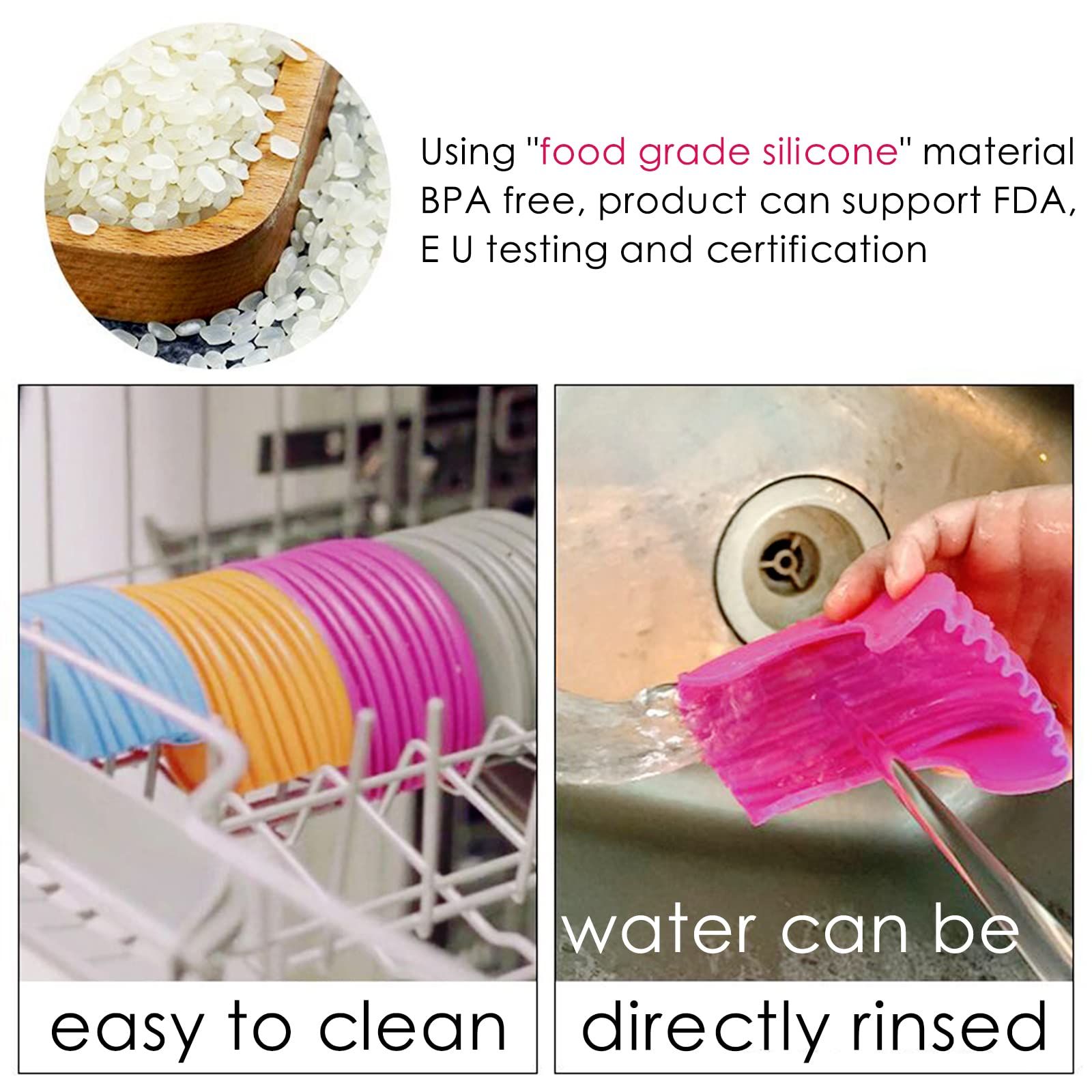 Retractable Reusable Hamburger Sandwich Burger Holders Fixed Box Clip Rack view 3