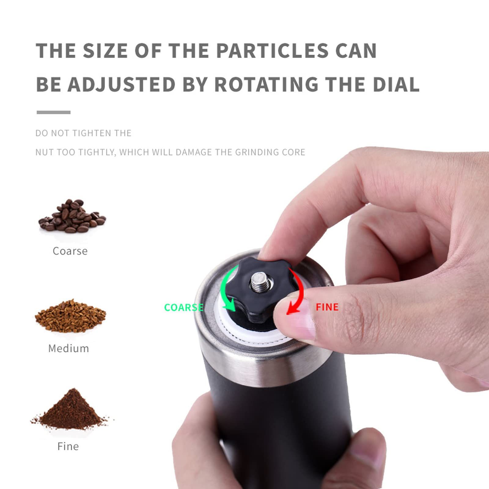 Manual Coffee Grinder, Manual Coffee Maker, Hand Coffee Grinder, Portable view 4