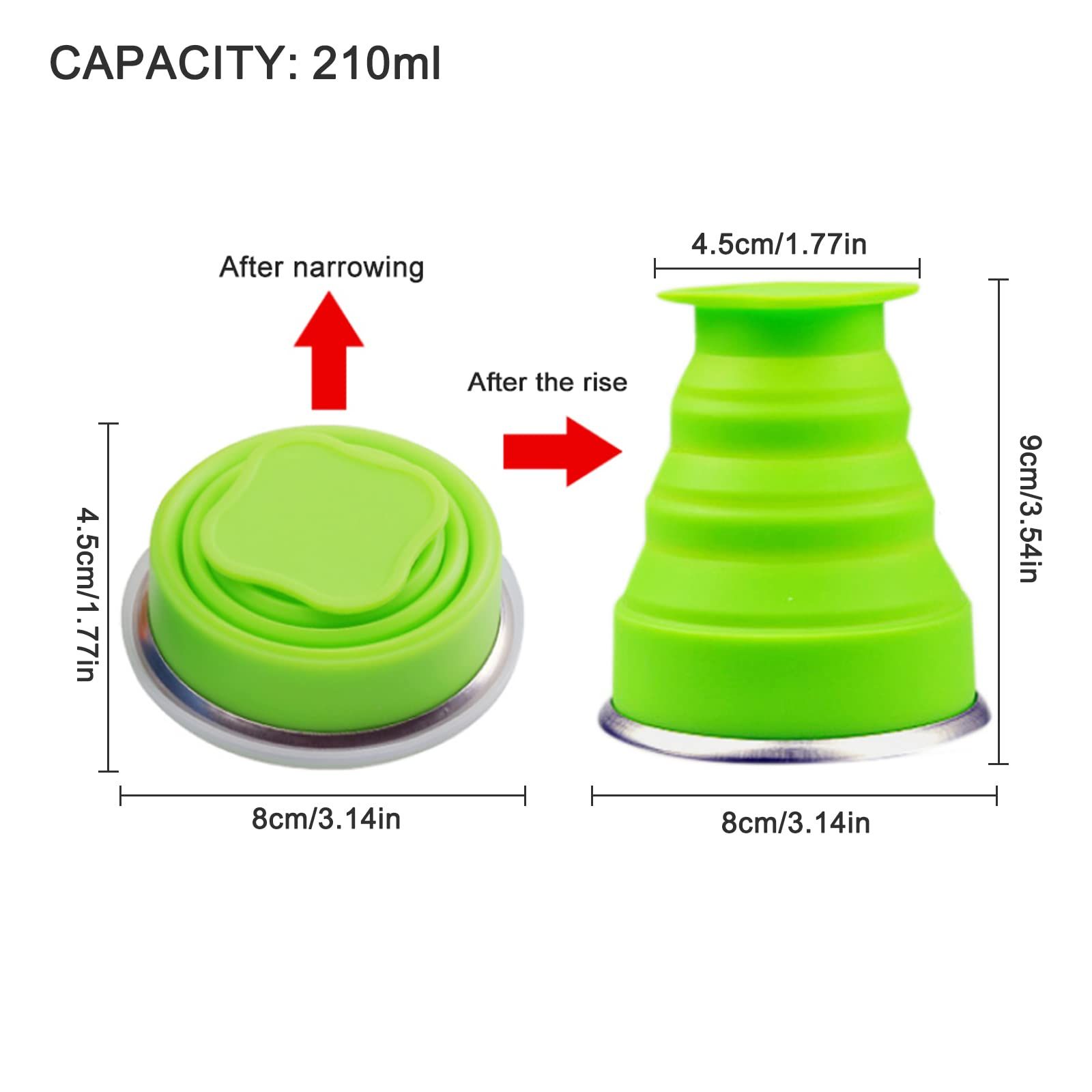 Silicone Collapsible Travel Cup view 3