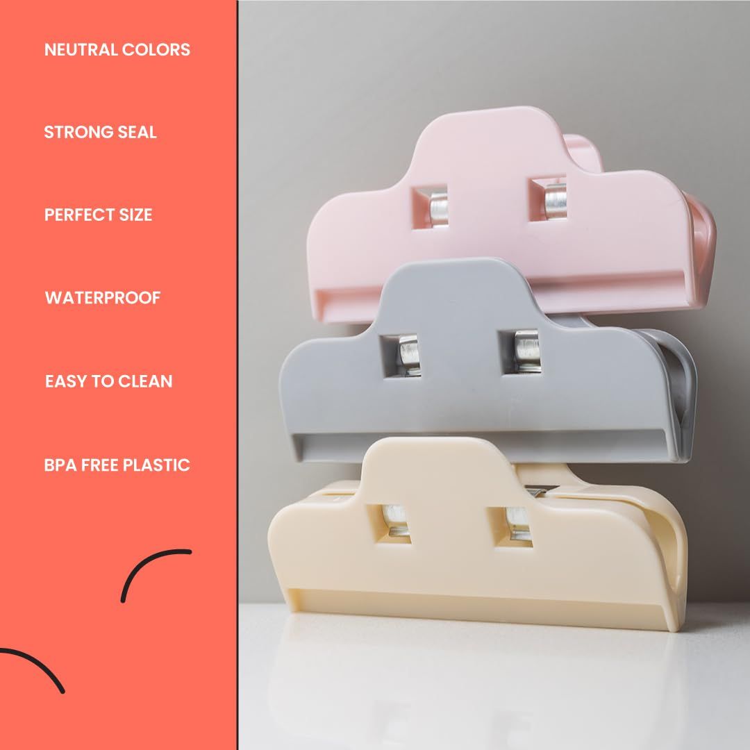 6pcs - Reliable Bag Clips- Versatile Bag Clips for Chips- Easy to Use Food view 3