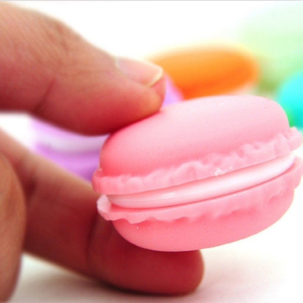 6 PCS Colorful Mini Macaron Shape Storage Box Candy Jewelry Organizer Pill view 2